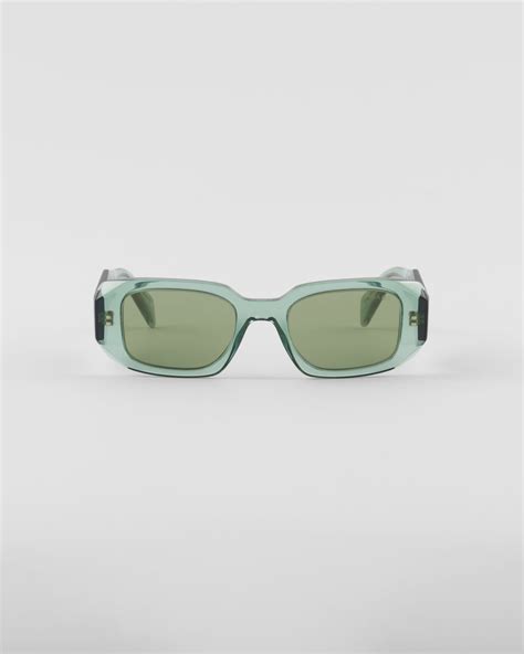 Sage Green Lenses Prada Symbole Sunglasses